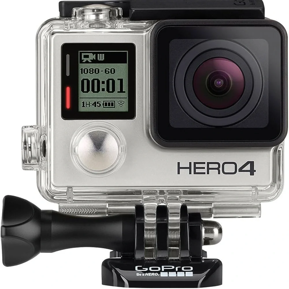 GoPro Hero 4 Silver with Accessories and Charger